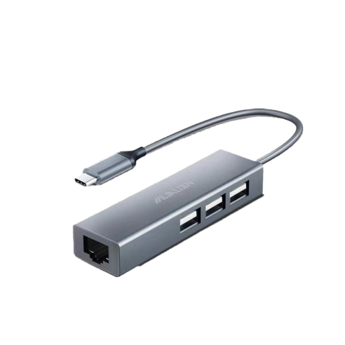 3 in-1 usb c 허브 타입 c 도킹 스테이션 rj45 pd 100w/1000W어댑터 usb 3.0 허브 컴퓨터 노트북 데스크톱 세트, Type-c 100M멀티 포트 허브 독, 1개