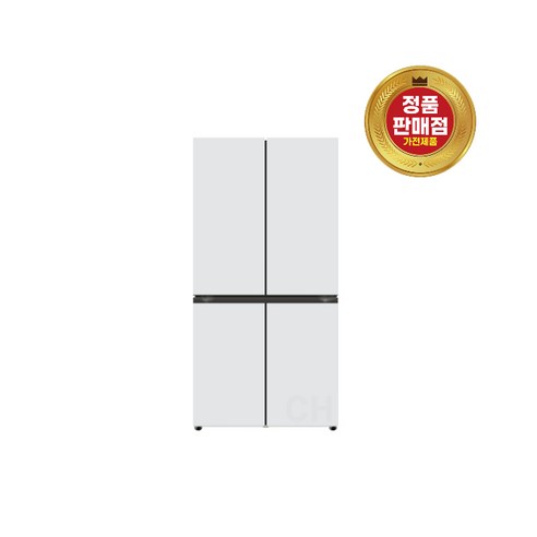 [색상선택형] LG 오브제 양문형 메탈 디오스 베이직 컬렉션 냉장고 방문설치