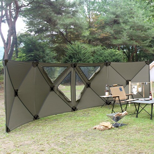 캠핑 경험을 향상시키는 테르보 라파스 윈드스크린