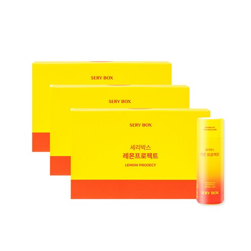 세리박스 레몬프로젝트 음료 10p, 1100g, 3개