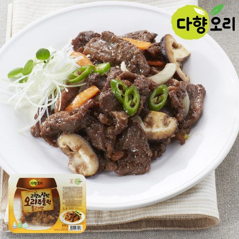 다향오리 [다향오리] 고향의 장맛 오리주물럭 500g×3팩(불고기맛), 500g, 3개 다향오리로스 Best Top5