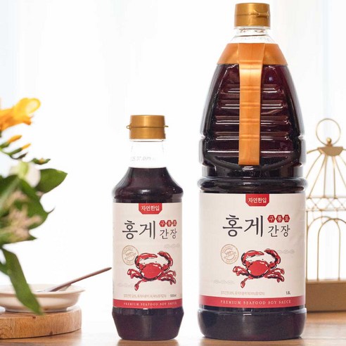 자연한입 홍게간장, 1개, 500ml