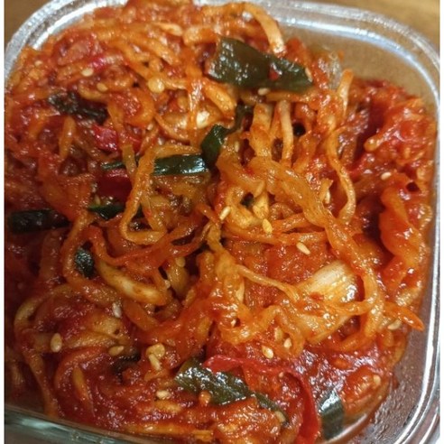 오그락지 골짠지 경상도식 무말랭이 절임 반찬 밥반찬 식당 기본찬 고기반찬 죽 반찬 보쌈김치, 1개, 1kg