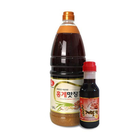 홍게맛장 만능진국 1.8L + 홍게맛장 레드 200ml, 만능진국 1.8L 1개 + 레드 200ml 1개