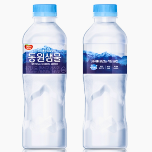 동원샘물 500ML X 60병 생수 물 500ML, 300개