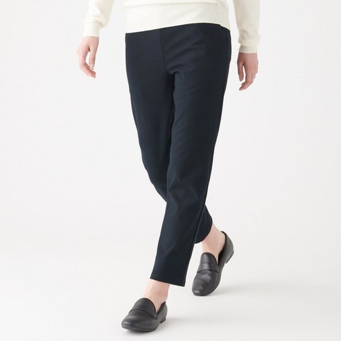 무인양품 MUJI 여성 스트레치 기모 이지 테이퍼드 팬츠 W9AE241