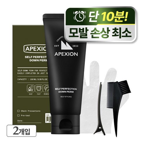 에펙션 셀프 퍼펙션 다운펌, 2개, 100ml