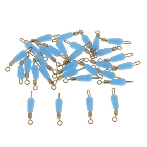 30Pcs 하위 라인 클립 분할 회전 링크 피쉬 라인 커넥터 낚시 액세서리, 설명, 스테인레스 스틸