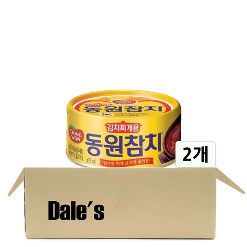 데일즈기획 동원 김치찌개용 참치, 90g, 2개