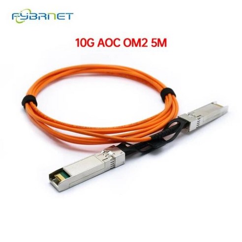 시스코 미크로틱 유비퀴티 H3C 고속 광섬유 스위치용 액티브 광학 SFP 케이블 10GBPS AOC OM2 3M 5M 7M LSZH 10G, [02] 10G AOC OM2 5M, 02 10G AOC OM2 5M