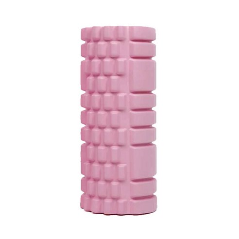 Sanfan 요가 칼럼 클래시컬 스타일 Eva+Pvc 폼롤러, Rose Red, 1개