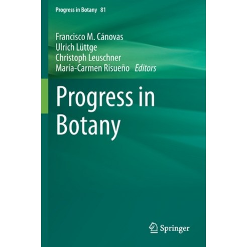 Progress in Botany Vol. 81 Paperback, Springer, English, 9783030363291