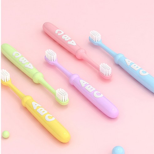 즐거운 양치 습관을 만들어주는 어린이 미세모 칫솔 세트