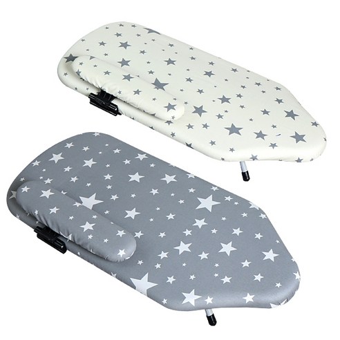 [라이펀]스타 우마형 다리미판-대[화이트 그레이], 화이트