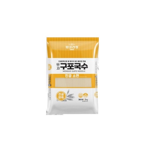 몽고식품 구포국수 소면 3kg, 1개