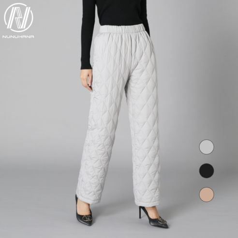 겨울에 딱 맞는 NUNUHANA 여성용 폭신 패딩바지 데니스패딩조거팬츠 겨울에 딱 맞는 NUNUHANA 여성용 폭신 패딩바지 데니스패딩조거팬츠