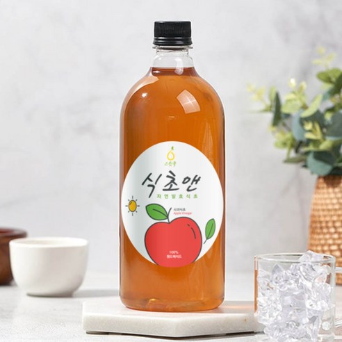 스윗쿡 식초앤 천연 자연 발효 과일 식초 수제100%, 1개, 바나나 비니거, 500ml