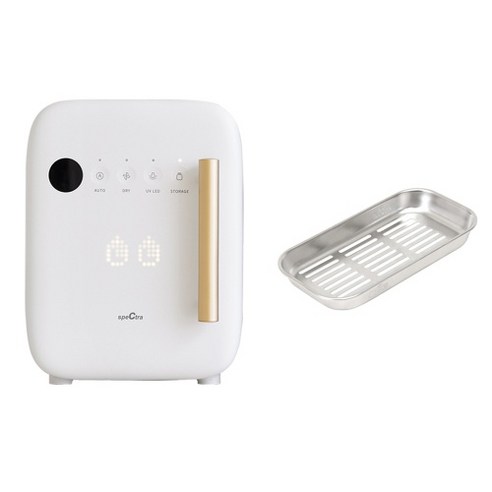 스펙트라 UV LED 젖병소독기 SPES-03W, 클래시 화이트