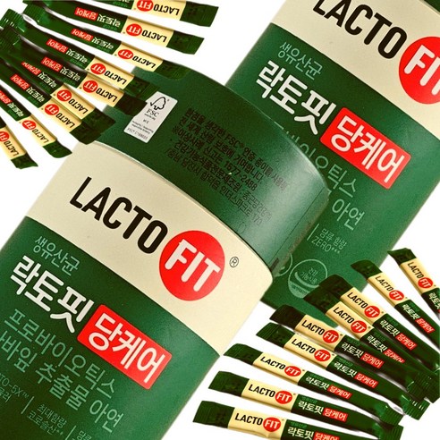 락토핏 당케어 유산균 혈당케어 2g x 60포 2통EQ, 120g, 2개