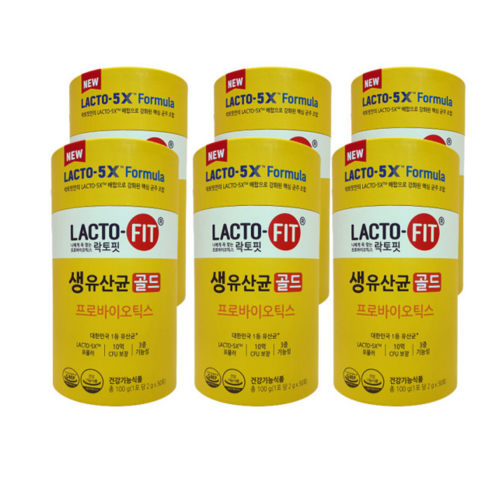 종근당건강 락토핏 골드 유산균 50p 선물세트, 100g, 1개