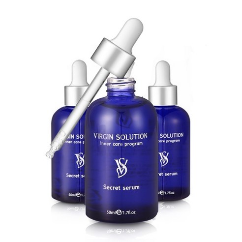 버진솔루션 시크릿세럼 자무 Y존 케어 관리 냄새 여성 건조 청결제, 3개, 50ml