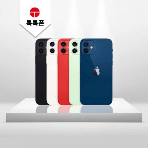 [톡톡폰] 아이폰 12미니 중고폰 공기계 리퍼폰 알뜰폰, 64GB, A급, 화이트, 64GB