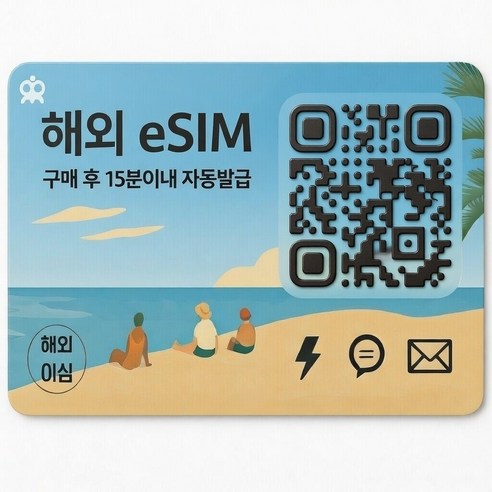 유럽33개국 이심 eSIM 무제한 데이터 5G LTE e심 즉시발급, 1개, 5G/LTE 매일 2GB, 30일