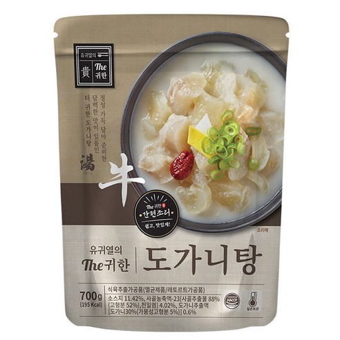 유귀열의 The귀한 도가니탕 700g 4팩, 4개, 700g