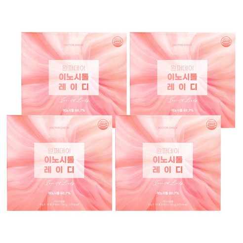 닥터체크 원퍼데이 이노시톨 레이디, 4박스, 60회분