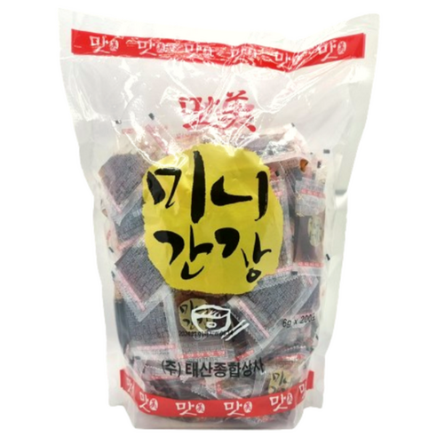 만두간장 일회용 맛미 미니간장 6g 200개