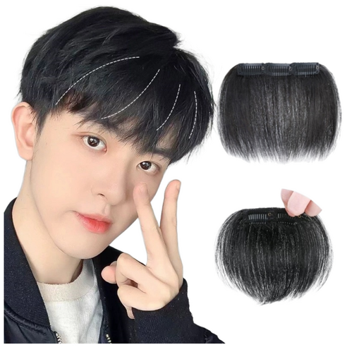 감쪽같은 변신! 자연스러운 앞머리, 자신감을 되찾다 남자앞머리가발