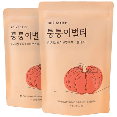 밤에도 걱정 없이, 톡투허 퉁퉁이별티로 편안한 밤을 선물하세요 퉁퉁이별티