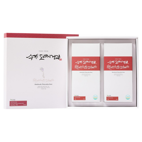 국산3년생 수제 개별 도라지정과 500g 설 추석 명절선물, 개별 기본포장, 1개