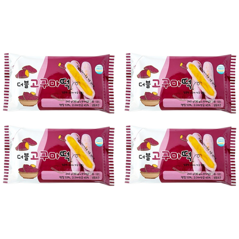 자연치즈 구워먹는 치즈떡 4종