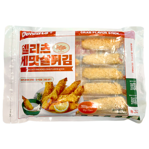 델리츠 게맛살튀김(트레이 포장) 10개 350g