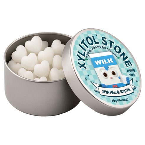 자일리톨스톤 X 브레드이발소 윌크 : 오리지널 60g, 60g, 1개