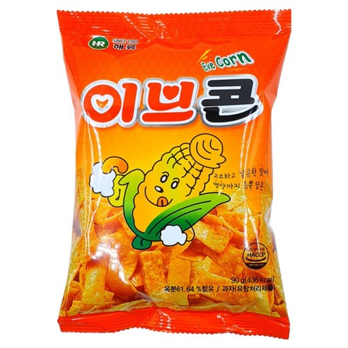 이브콘 옥수수 스낵 옛날 추억의 과자 불량식품