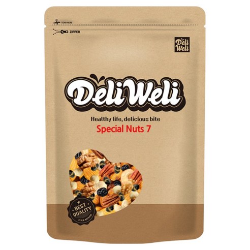 델리웰리 스페셜 견과 7 대용량 1kg 매일견과 신선한 견과류와 건과일을 한번에