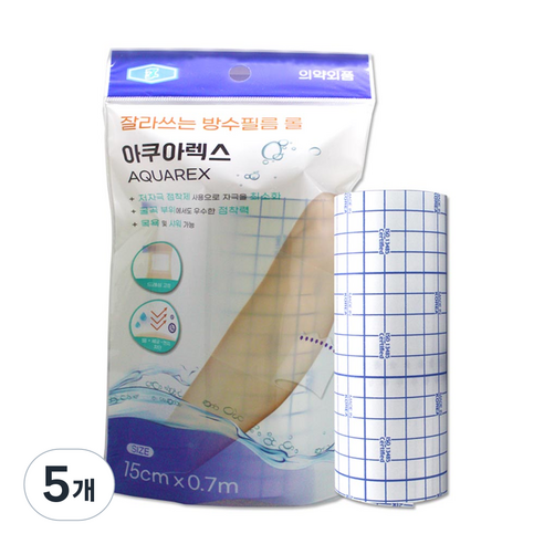 DZ잘라쓰는 방수필름 롤 아쿠아렉스, 5개