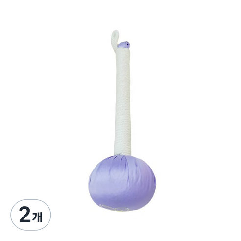 쑥 지압 마사지봉 전신 마사지 스틱 근육 이완 피로완화 휴대용 마사지기, 자주색, 2개