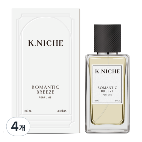 케이니치 로멘틱브리즈 남자 여자 향수 오드퍼퓸, 100ml, 4개