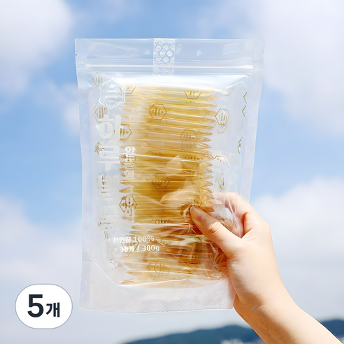 하루벌꿀 알뜰형 1+등급 아카시아꿀 꿀스틱 30회분, 5개, 300g