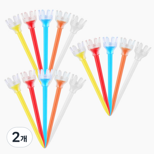 [KAXIYA] 카시야 크라운 기능성 골프티 3세트 (15개입), 크라운골프티 3세트, 2개