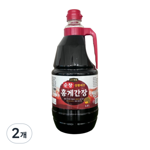 순창 상황버섯 홍게간장, 2개, 1.8L