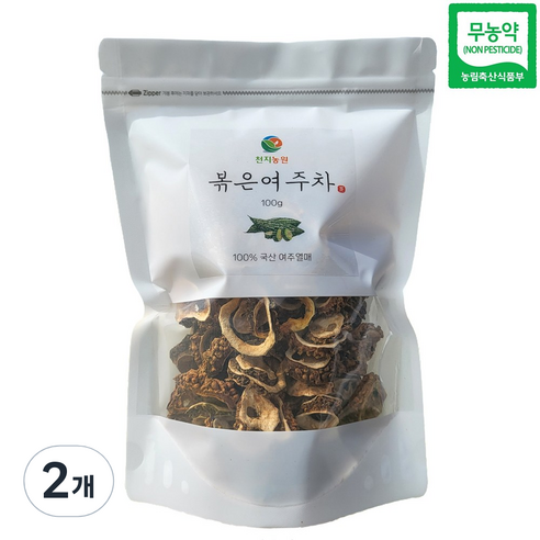 천지농원 무농약 국산 볶은 여주차, 100g, 1개입, 2개