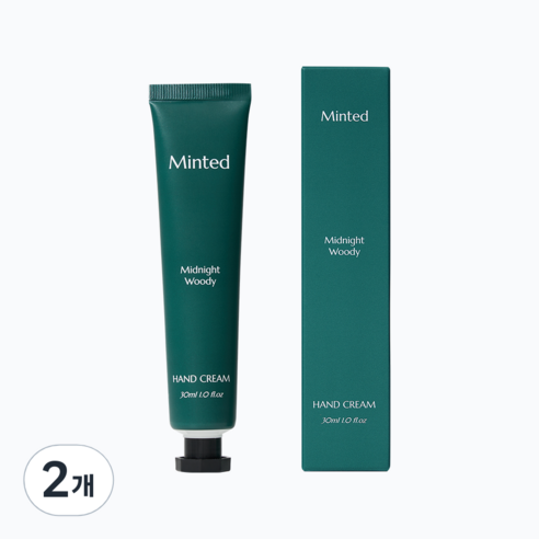 [민티드] 리얼 모이스쳐 핸드크림 30ml, 2개