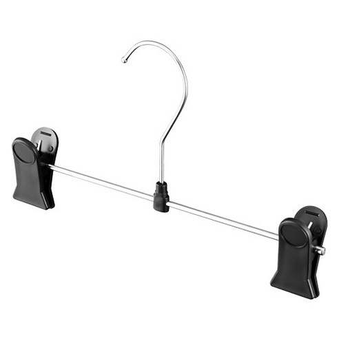 디스토어 NEW 심플 바지걸이(국내산) 20P, 블랙, 20개