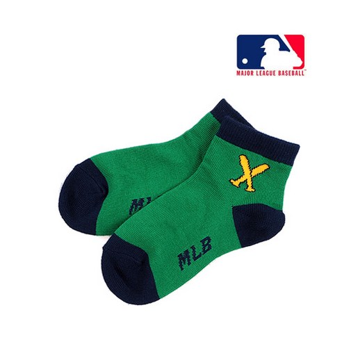 [MLB] MLB 배색 단목 배트 그린 1족 (유/아동용)