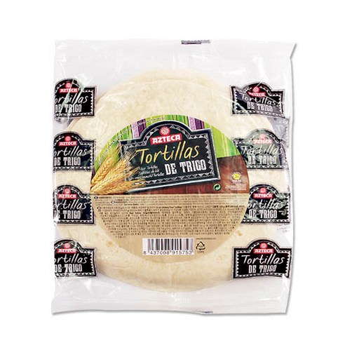 8장이 들어있는 아즈테카 밀 또띠아 20cm(8인치) 320g 1개 다이어트또띠아 8장이 들어있는 아즈테카 밀 또띠아 20cm(8인치) 320g 1개 다이어트또띠아