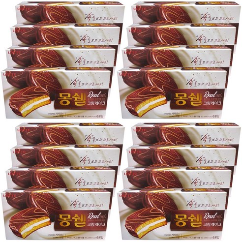 몽쉘 오리지널 생크림 케이크 12p, 408g, 2개